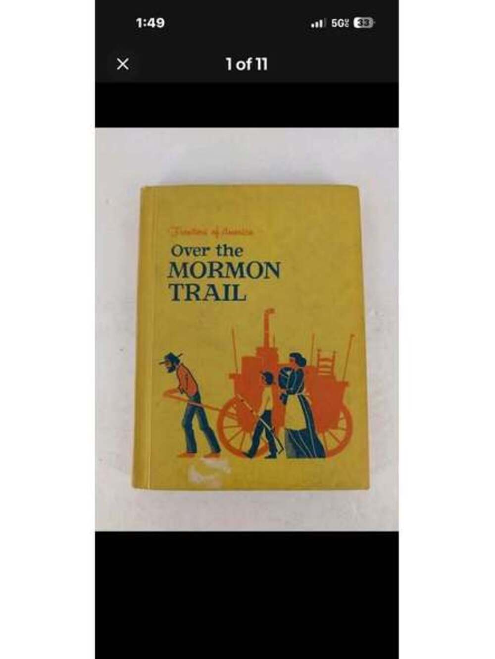 Book Frontiers of America: Over the Mormon Trail